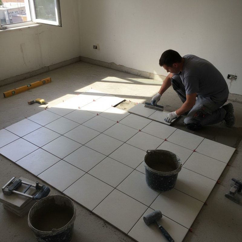 Tile Floor Installation detail